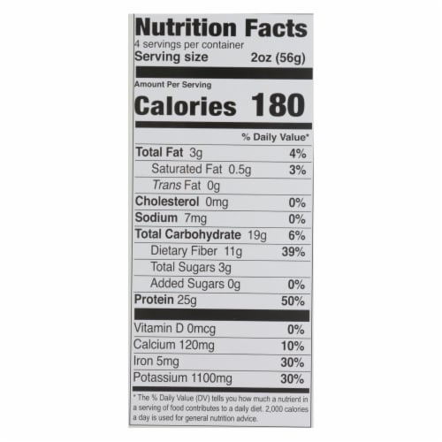 Explore Cuisine Organic Black Bean Spaghetti - Spaghetti - Case of 6 - 8 oz. Perspective: back