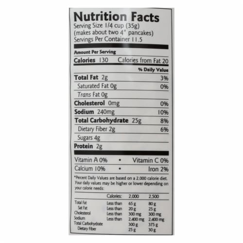 Birch Benders Pancake and Waffle Mix - Gluten Free - Case of 6 - 14 oz. Perspective: back