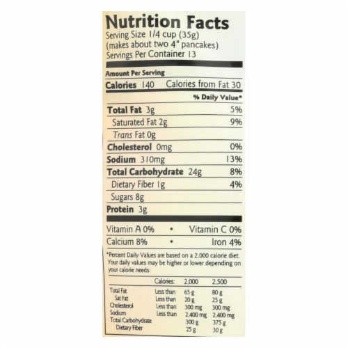 Birch Benders Pancake and Waffle Mix - Chocolate Chip - Case of 6 - 16 oz. Perspective: back