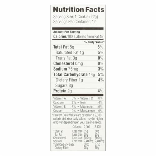 Simple Mills Almond Flour Chocolate Chip Cookie Mix Perspective: back