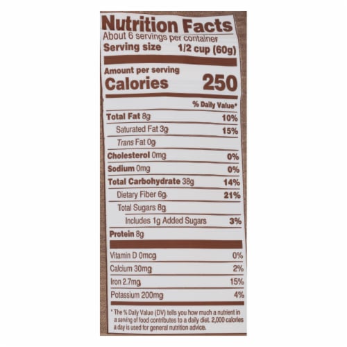 Seven Sundays Muesli - Cocoa Coconut - Case of 6 - 12 oz. Perspective: back