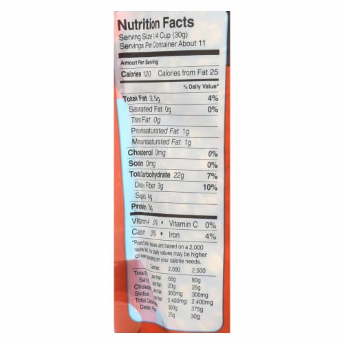 Bear Naked Granola - Vanilla Almond - Case of 6 - 12 oz. Perspective: back