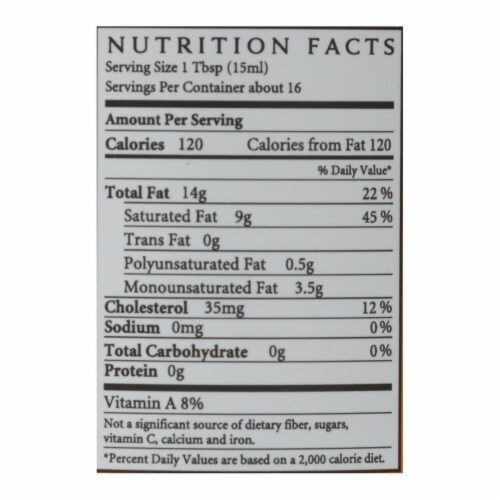 Ancient Organics Ghee  - Case of 6 - 8 FZ Perspective: back