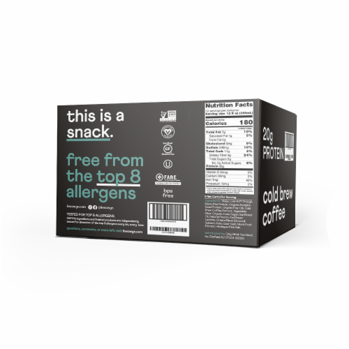 OWYN Cold Brew Coffee Protein Shake Perspective: back
