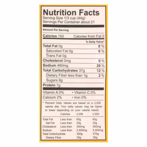 Cup 4 Cup - Gluten Free Baking Mix - Pancake & Waffle - Case of 6 - 2 lb. Perspective: back
