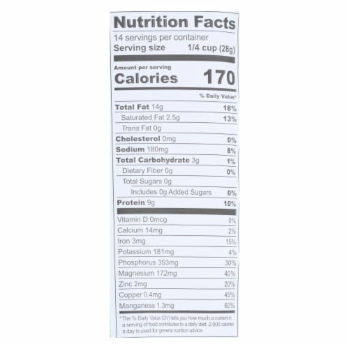 Go Raw Sprouted Seeds, Pumpkin With Celtic Sea Salt - Case of 6 - 14 OZ Perspective: back