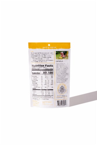 AMAZI Ginger + Turmeric Jackfruit Chews Perspective: back