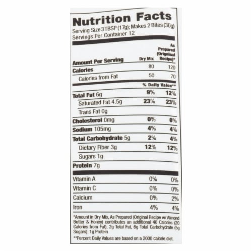 Creation Nation Cocoa For Coconuts Paleo Energy Bite Mix  - Case of 6 - 7.1 OZ Perspective: back