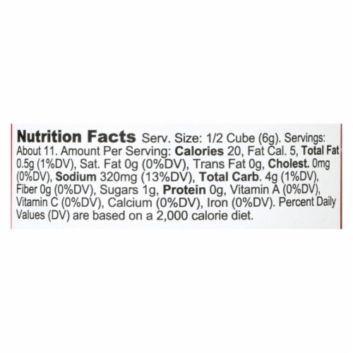 Bou - Gravy Cubes Brown 6 Ct - CS of 6-2.53 OZ Perspective: back