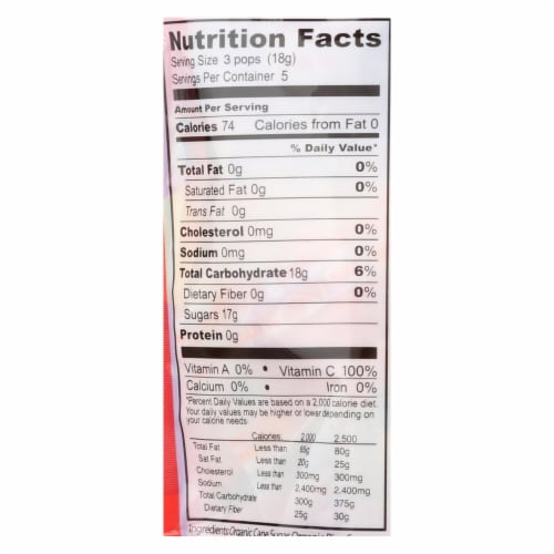 Yummy Earth Organic Lollipops Assorted Flavors - 3 oz - Case of 6 Perspective: back