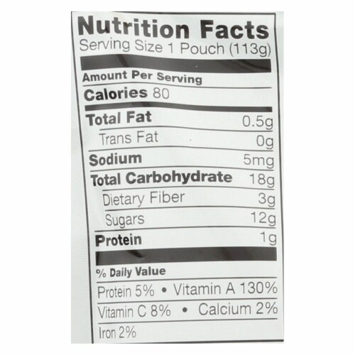 Plum Organics Baby Food-Pumpkin and Banana - Stage 2 - 6 Months and Up - 3.5 .oz - Case of 6 Perspective: back