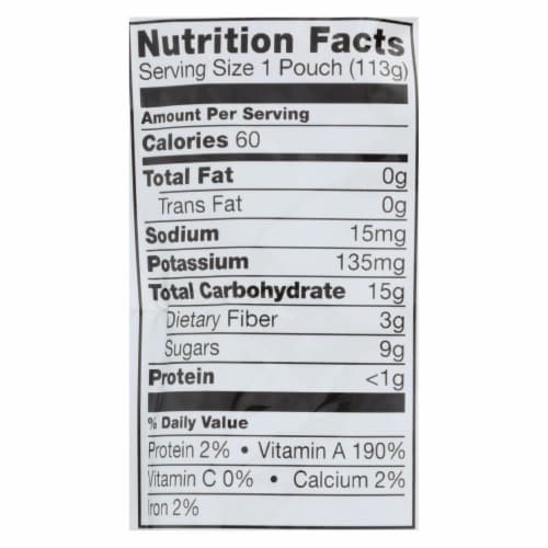 Plum Organics Baby Food-Blueberry Pear and Purple Carrots-Stage 2-6 Months and Up-3.5oz-6Case Perspective: back