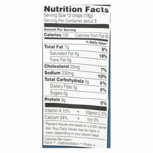 Kitchen Table Bakers Parm Crisps - Original Parmesan - Case of 12 - 1.75 oz. Perspective: back