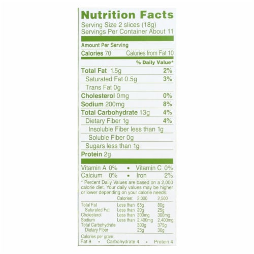 Wasa Rosemary & Salt Flatbread Thins - Case of 10 - 6.7 OZ Perspective: back