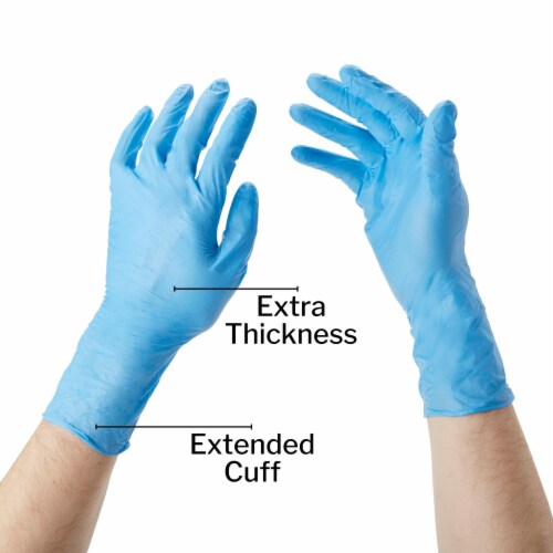 McKesson Nitrile Exam Glove - 100 per Box Perspective: back
