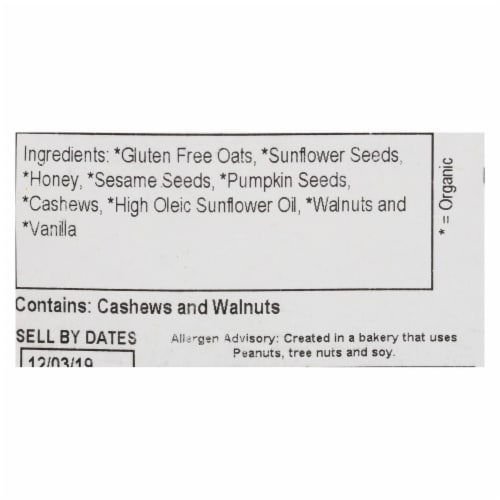 Grandy Oats Granola Gluten Free - Single Bulk Item - 10LB Perspective: back