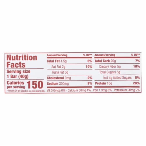Think Products thinkThin Bar - Lean Protein Fiber - Caramel - 1.41 oz - 10 Pack Perspective: back