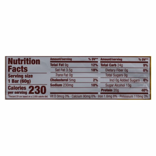 Think Products High Protein Bar - Lemon Delight - Case of 10 - 2.1 oz. Perspective: back