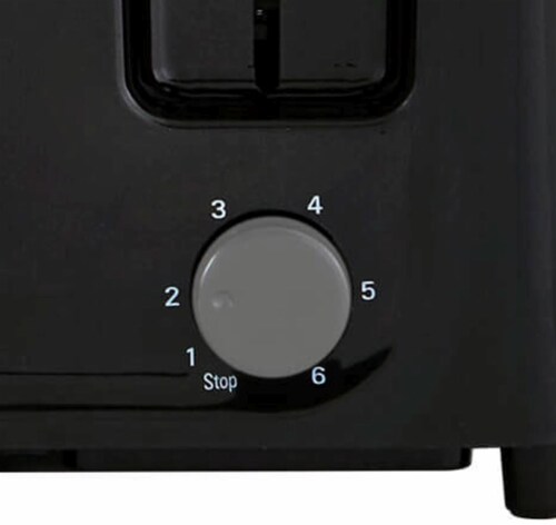 Continental 4-Slice Cool Touch Toaster Black Perspective: back