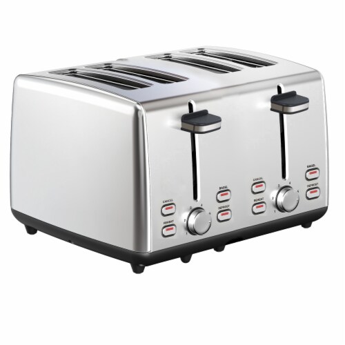 Black Decker 4 Slice Toaster Oven, Silver - Stainless Steel, 1 - Kroger