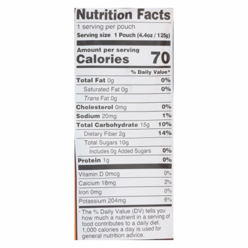 Peter Rabbit Organics Baby Food-Vegetable and Fruit Puree-Pumpkin Carrot,Apple-4.4oz-10Case Perspective: back