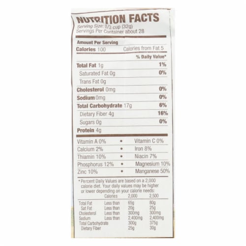 Jovial - Organic Einkorn Whole Wheat Flour - Case of 10 - 32 oz. Perspective: back