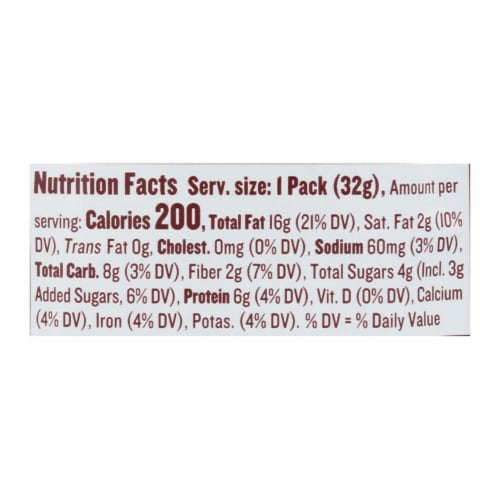 Justin's Nut Butter Squeeze Pack - Almond Butter - Cinnamon - Case of 10 - 1.15 oz. Perspective: back
