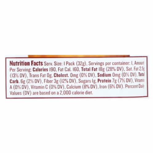 Justin's Nut Butter Squeeze Pack - Almond Butter - Classic - Case of 10 - 1.15 oz. Perspective: back