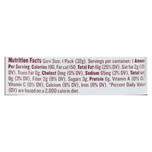 Justin's Nut Butter Squeeze Pack - Almond Butter - Maple - Box of 10 - 1.15 oz. Perspective: back