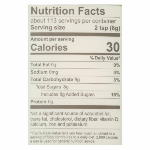 Wholesome Sweeteners Sugar - Organic - Cane - Fair Trade - 2 lb - case of 12 Perspective: back