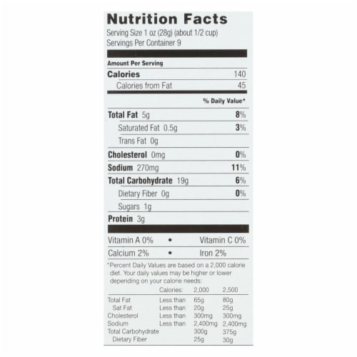 Annie's™ Homegrown Organic Bunnies Cheddar Snack Mix - Case of 12 - 9 oz. Perspective: back