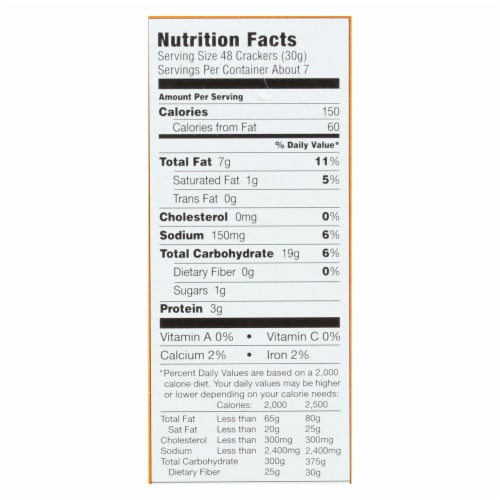 Annie's™ Homegrown - Crcker  Wht Chd Bunny - Case of 12-7.5 oz. Perspective: back