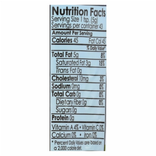 Purity Farms Ghee - Clarified Butter - Case of 12 - 7.5 oz. Perspective: back