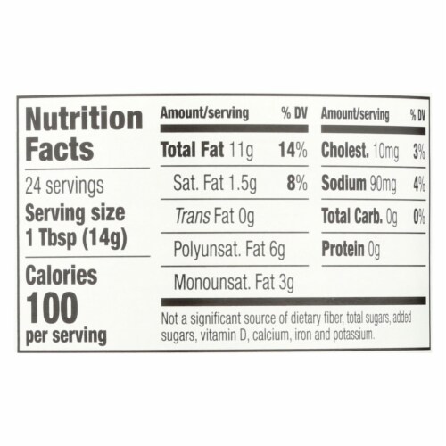 Spectrum Naturals Organic Olive Oil Mayonnaise - Case of 12 - 12 oz. Perspective: back