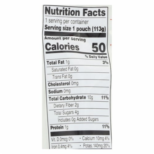 Earth's Best Organic Wholesome Breakfast Sweet Potato Cinnamon Pouch - Case of 12 - 4 oz. Perspective: back
