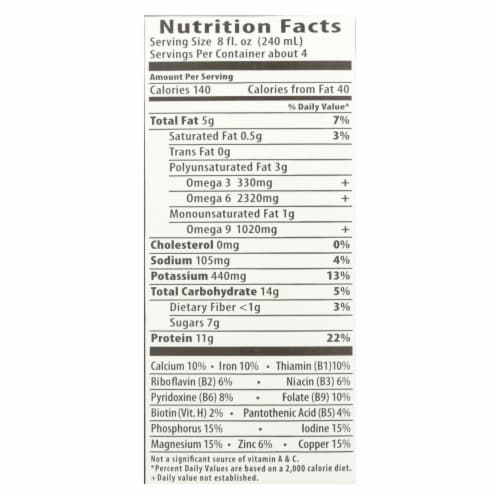 Eden Foods Eden soy Organic Original Soymilk - Case of 12 - 32 FL oz. Perspective: back