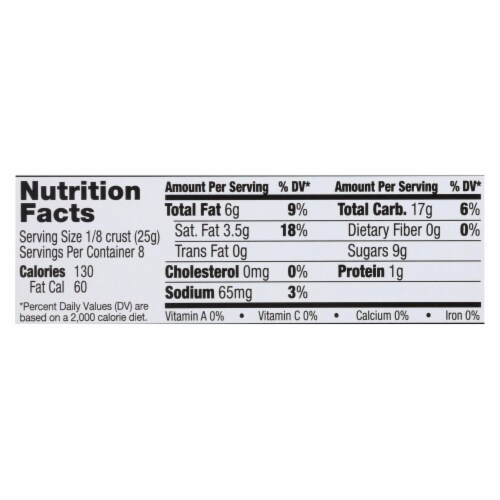 Midel Gluten Free Chocolate Snaps - Pie Crust - Case of 12 - 7.1 oz. Perspective: back