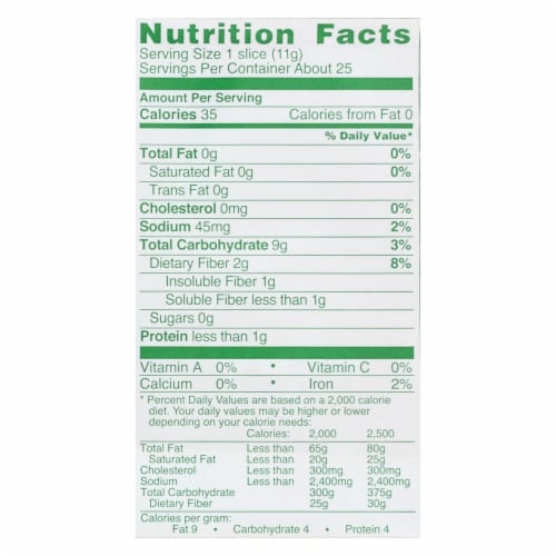 Wasa Crispbread Rye Crispbread - Sourdough - Case of 12 - 9.7 oz. Perspective: back