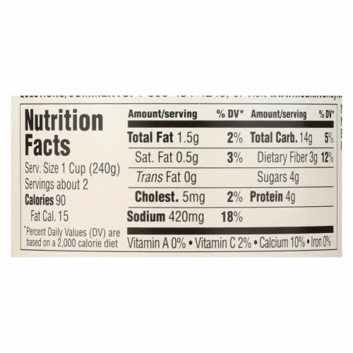 Health Valley Organic Soup - Mushroom Cream - Case of 12 - 14.5 oz. Perspective: back