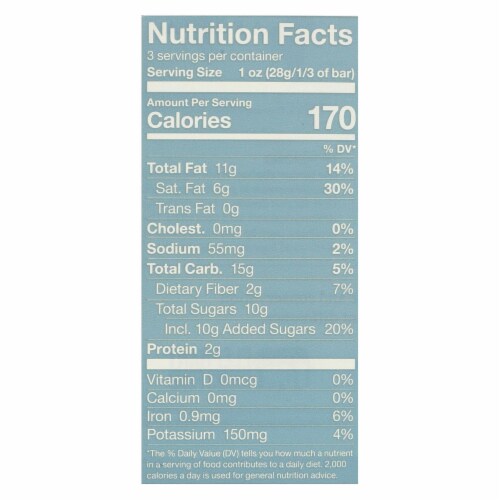 Endangered Species Chocolate Bar - Salted Peanuts and Dark Chocolate - Case of 12 - 3 oz. Perspective: back