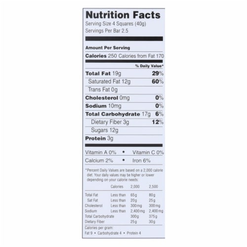 Lindt Chocolate Bar - Dark Chocolate - 70 Percent Cocoa - Smooth - 3.5 oz Bars - Pack of 12 Perspective: back