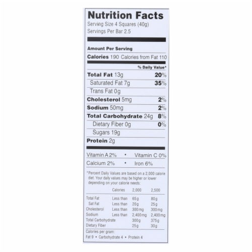 Lindt Chocolate Bar - Dark - 47 Percent Cocoa - Touch of Sea Salt - 3.5 oz Bars - 12Pack Perspective: back