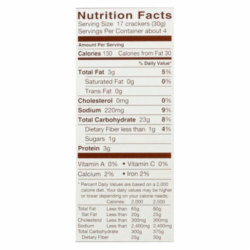 Blue Diamond - Nut Thins - Country Ranch - Case of 12 - 4.25 oz. Perspective: back