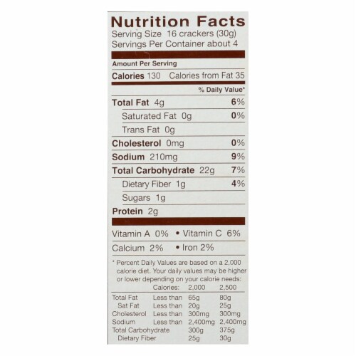 Blue Diamond - Nut Thin Crackers - Pepper Jack - Case of 12 - 4.25 oz. Perspective: back
