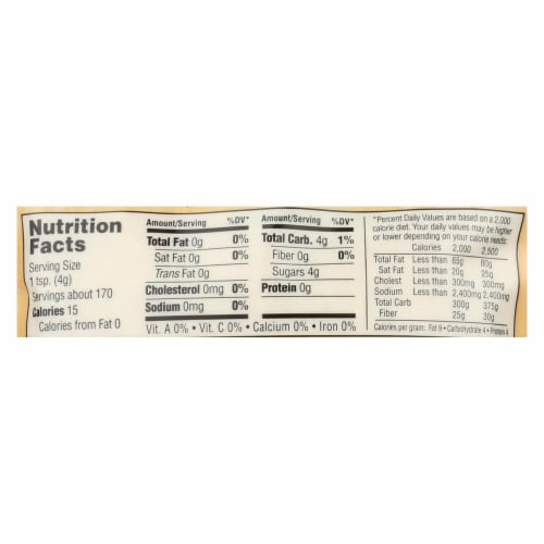 Woodstock Organic Pure Cane Sugar - Case of 12 - 24 OZ Perspective: back