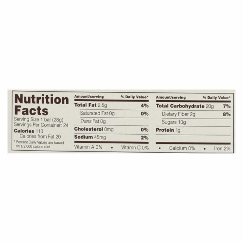 Nature's Bakery Stone Ground Whole Wheat Fig Bar - Blueberry - Case of 12 - 2 oz. Perspective: back