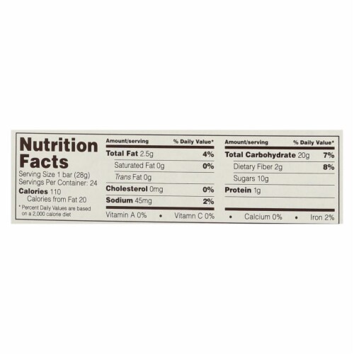 Nature's Bakery Stone Ground Whole Wheat Fig Bar - Strawberry - 2 oz - Case of 12 Perspective: back