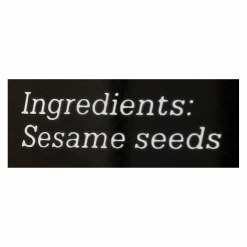 Sushi Chef White Sesame Seeds - Case of 12 - 3.75 oz. Perspective: back
