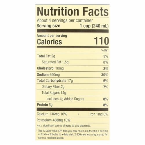 Pacific Natural Foods Tomato Soup - Creamy - Case of 12 - 32 Fl oz. Perspective: back