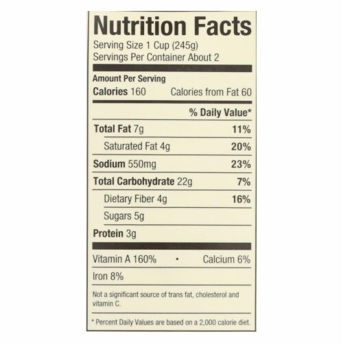 Pacific Natural Foods Soup - Thai Sweet Potato - Case of 12 - 17 oz. Perspective: back